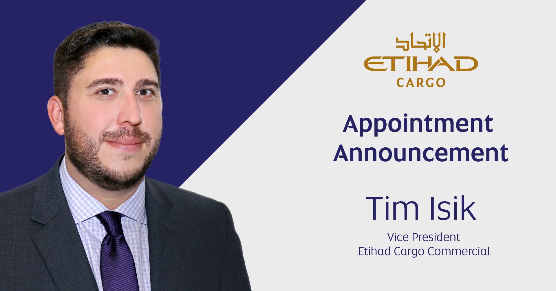 Etihad Cargo Appoints Vice President – Commercial 